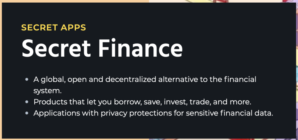 Secret Finance