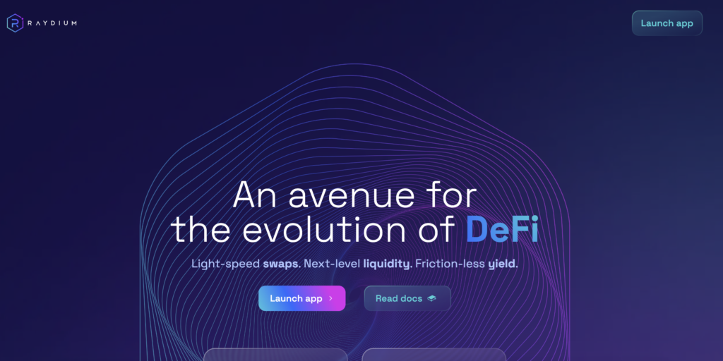 Raydium(RAY)とは？
An avenue for the evolution of DeFi
