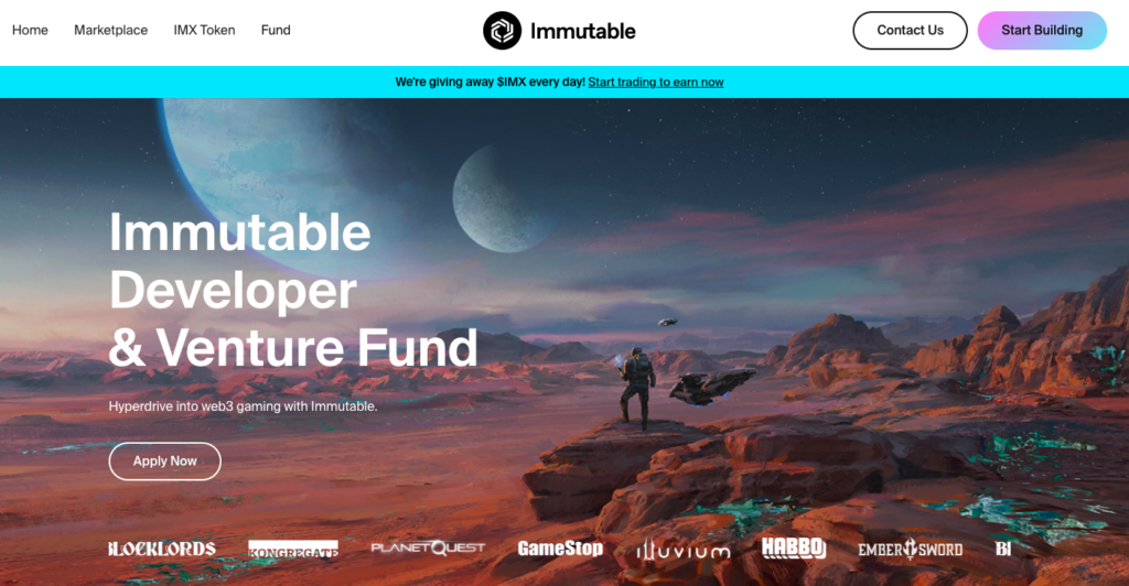 Immutable Fund公式サイト
