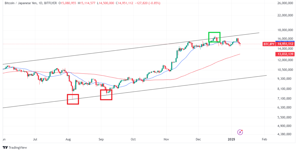 【1月最新】ビットコインのテクニカル分析①短期的な予想・見通し