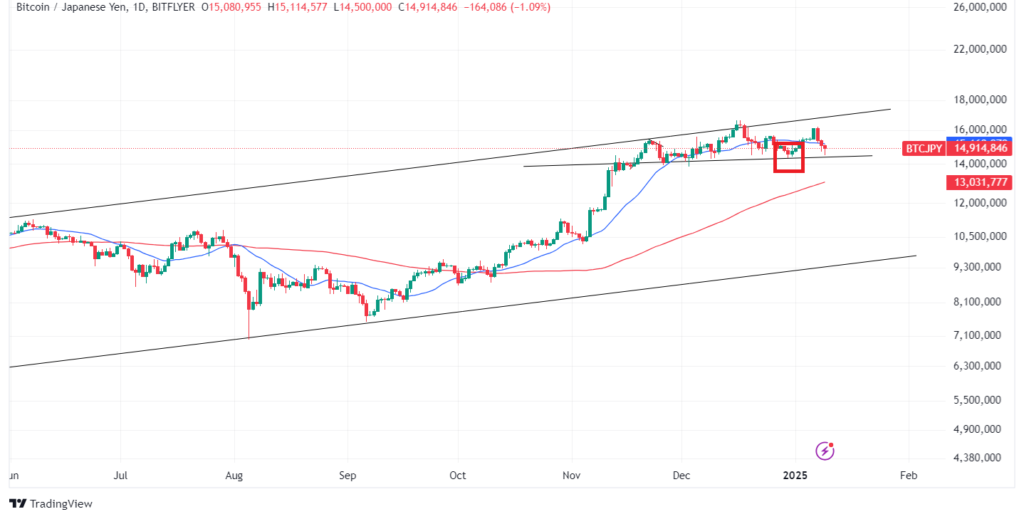 【1月最新】ビットコインのテクニカル分析①短期的な予想・見通し