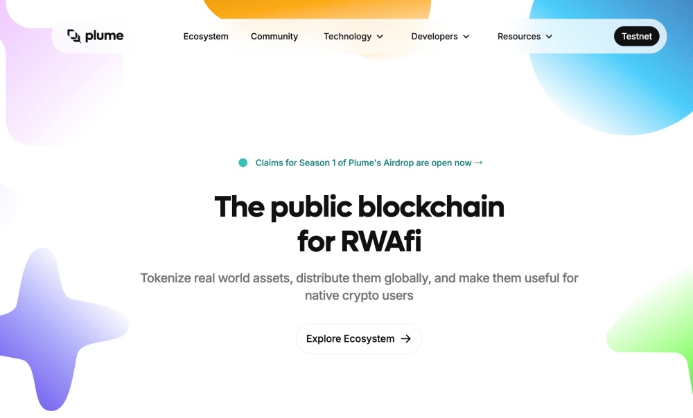 Plume Network公式サイト