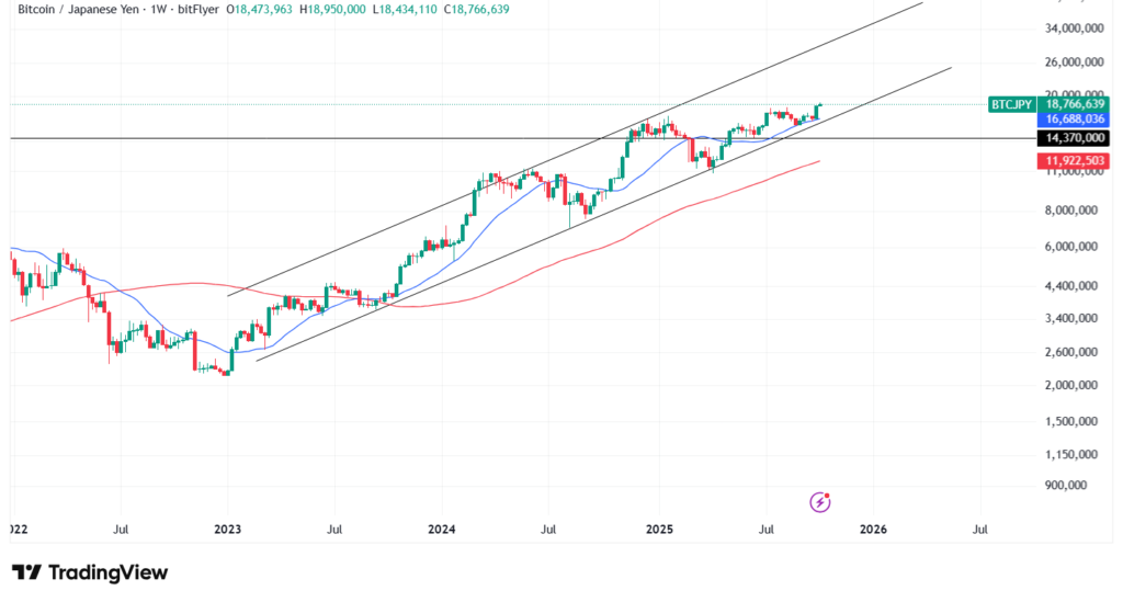 【10月最新】ビットコインのテクニカル分析②長期的な予想・見通し