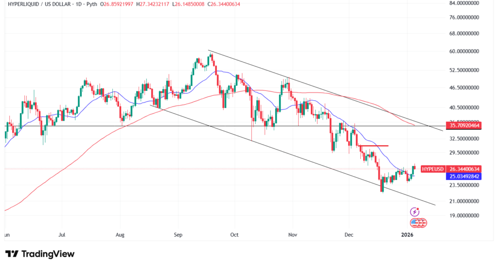 HYPEのテクニカル分析①短期的な予想・見通し