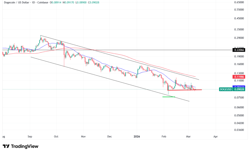 【3月最新】ドージコインのテクニカル分析①|短期的な予想・見通し