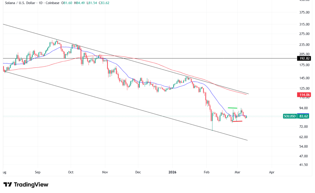 【3月最新】ソラナのテクニカル分析①|短期的な予想・見通し